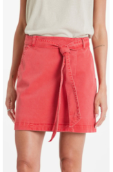Saia Sarja Rain Envelope Transpasse Vermelho Claro