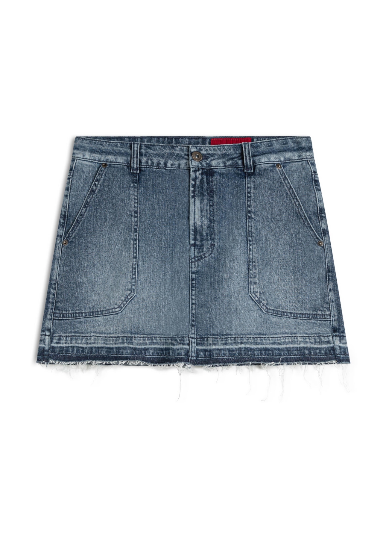 Saia Shorts Classic Denim Elas Carp Lav.Medio