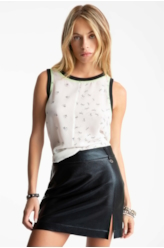 Saia Soft Vinil Mini Preto
