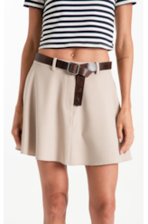 Saia Tailoring Evase Mini Areia