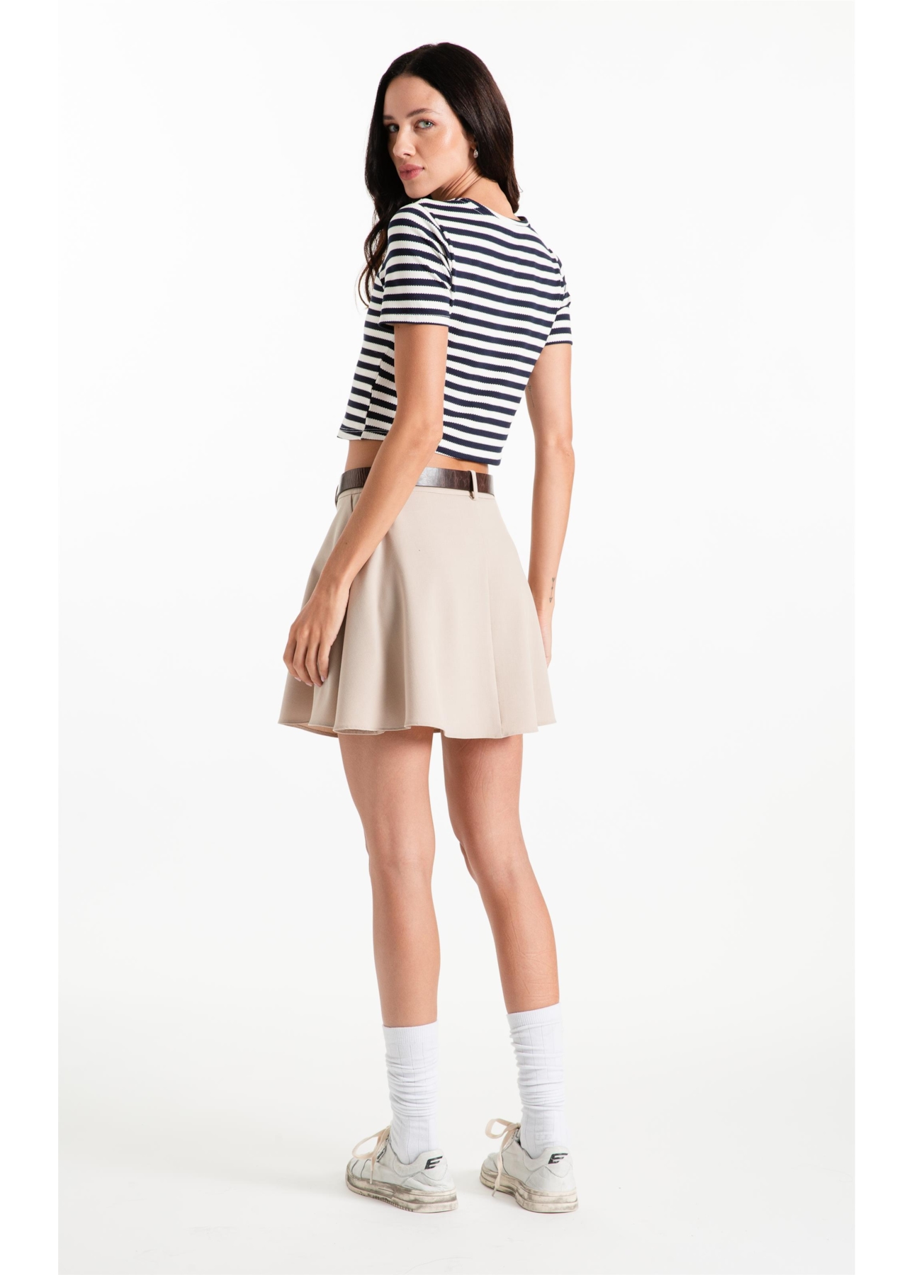 Saia Tailoring Evase Mini Areia
