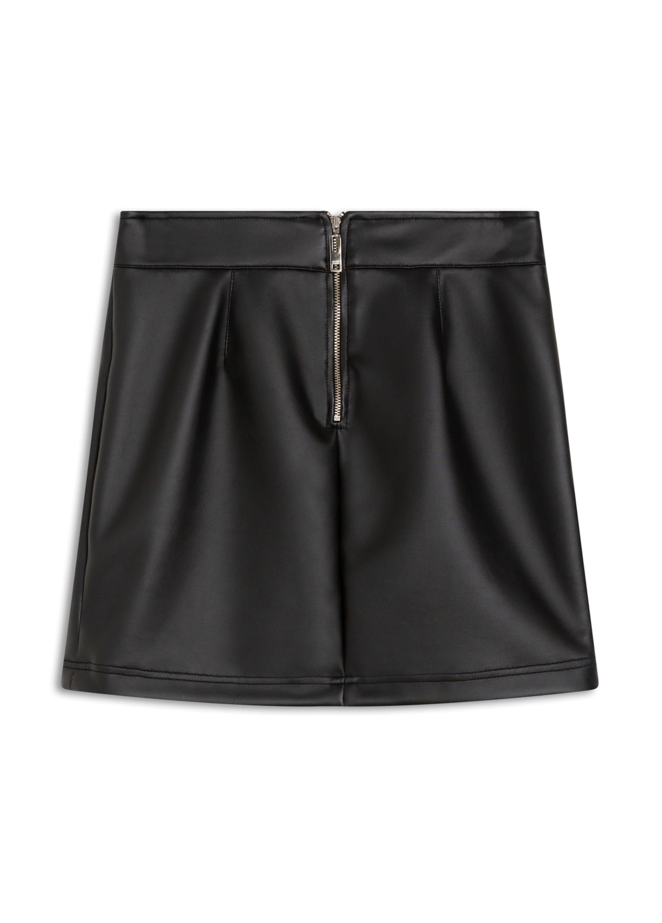 Saia Techno Leather Mini Preto