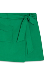 Saia Tega Envelope Skirt Verde Bandeira