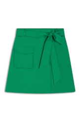 Saia Tega Envelope Skirt Verde Bandeira