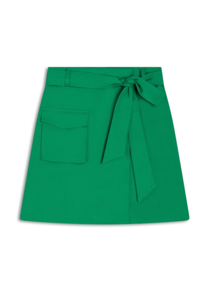 Saia Tega Envelope Skirt Verde Bandeira
