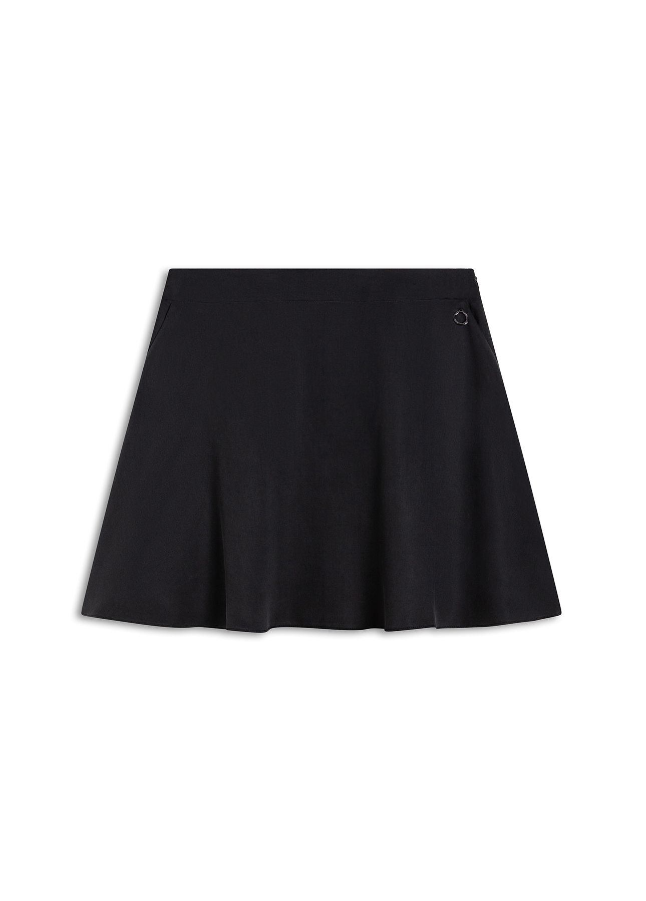 Saia Tencel Evase Preto