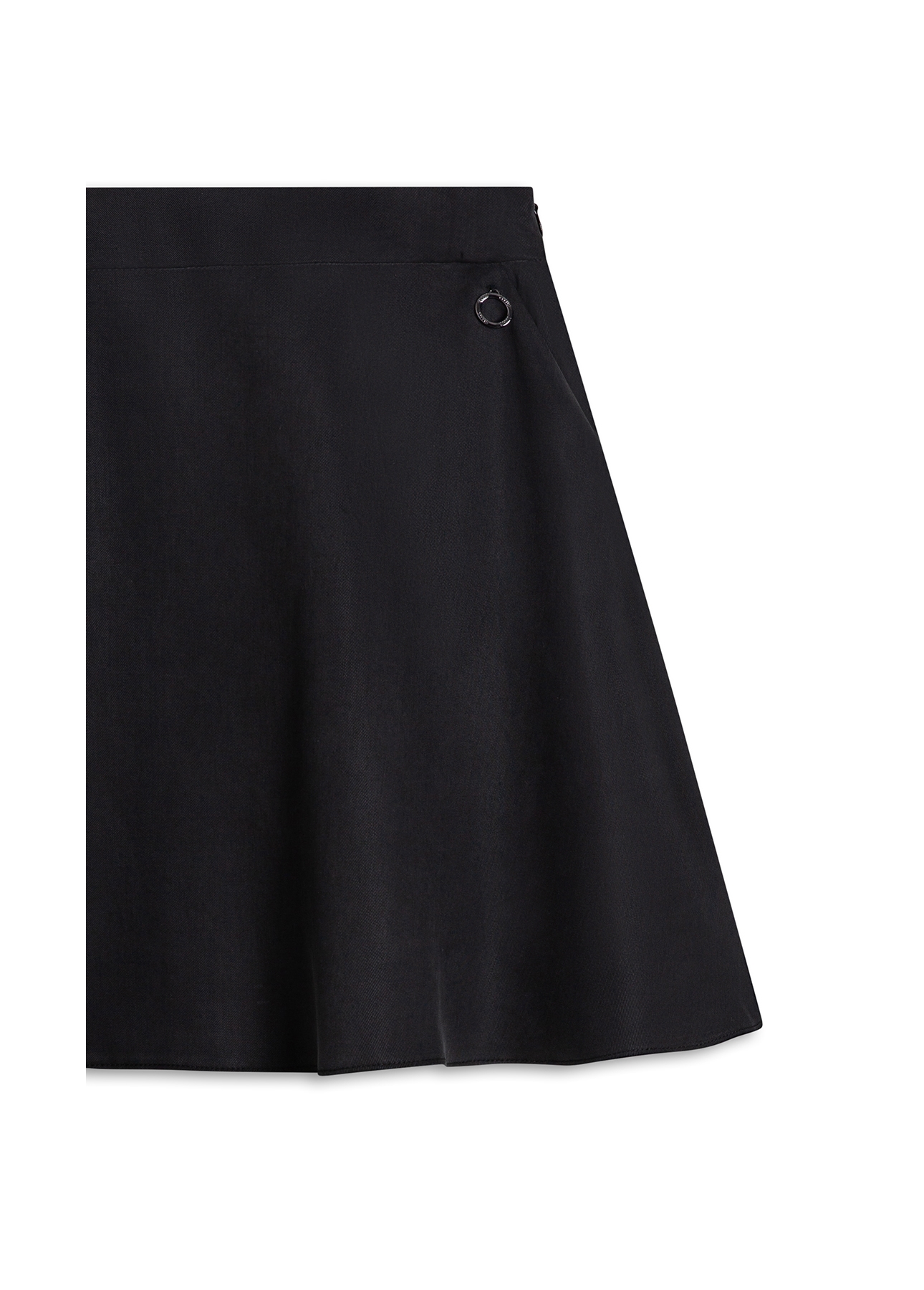Saia Tencel Evase Preto