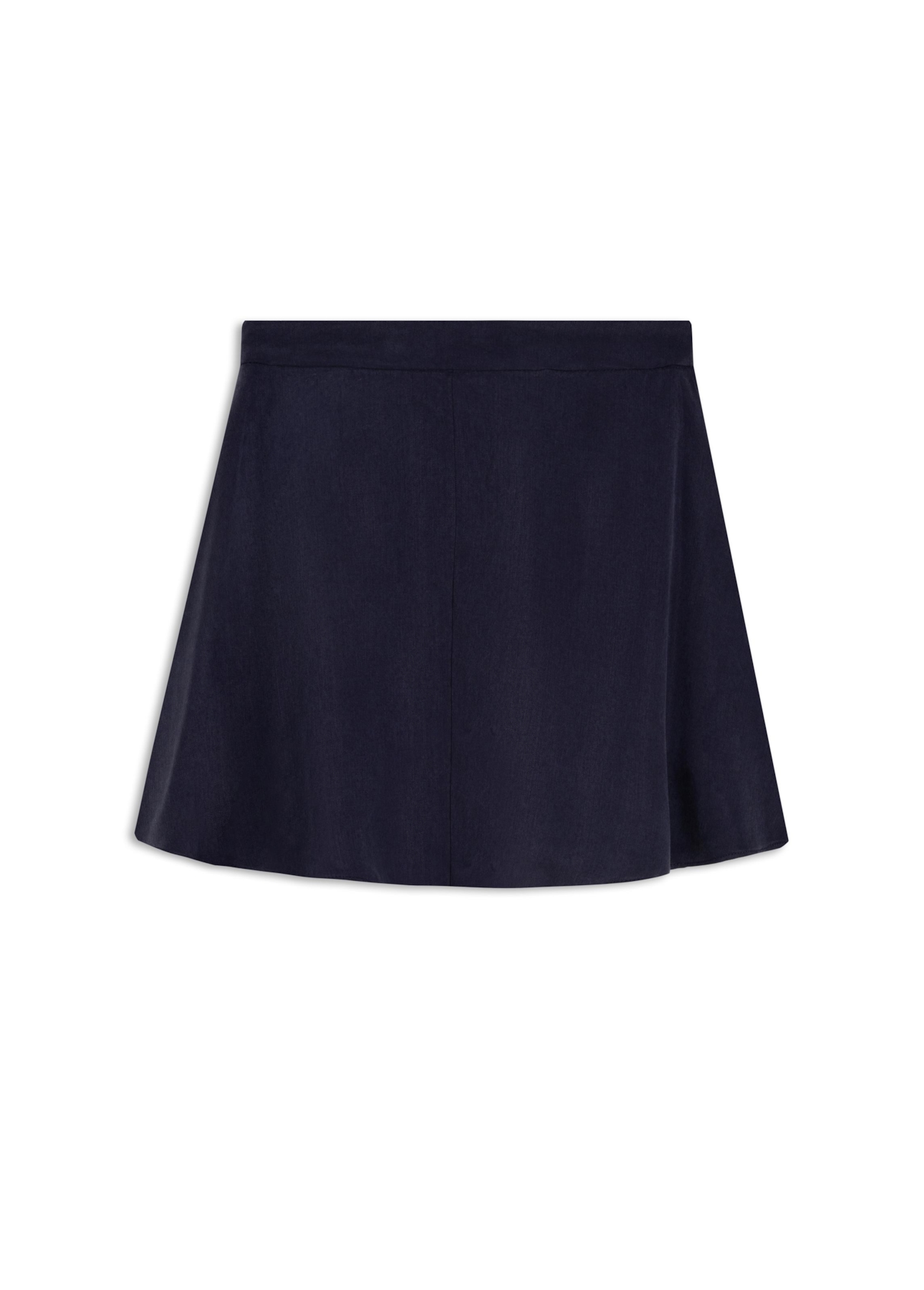 Saia Tencel Evase Purple Blue
