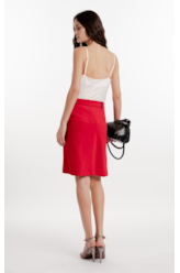 Saia Tóquio Midi Vermelho