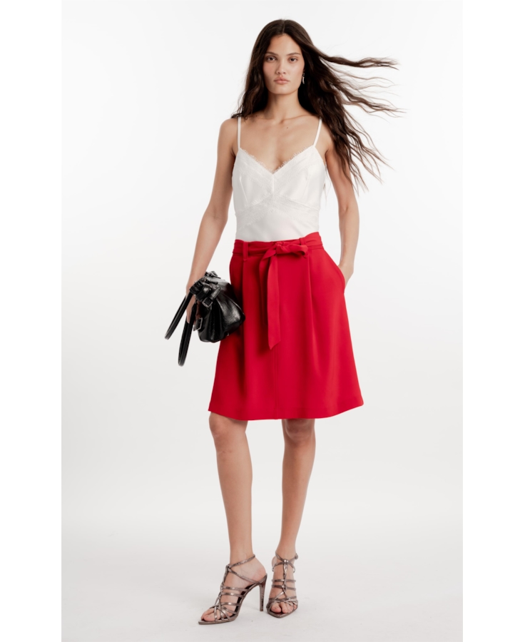 Saia Tóquio Midi Vermelho