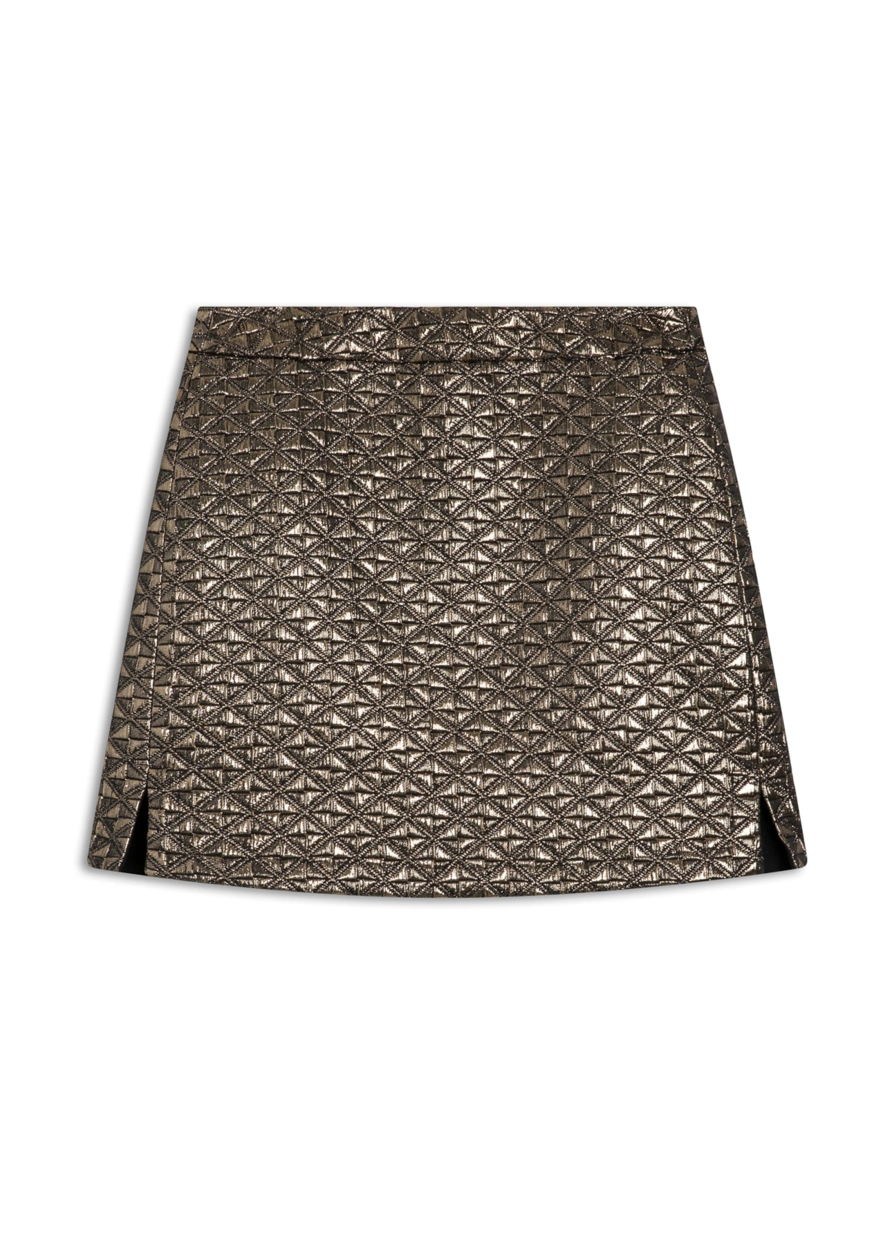 Saia Tridimensional Straight Preto