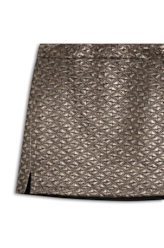 Saia Tridimensional Straight Preto