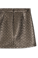Saia Tridimensional Straight Preto
