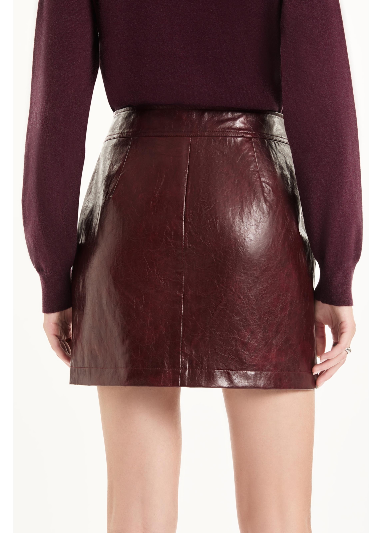 Saia Vegan leather Aged Bordeaux