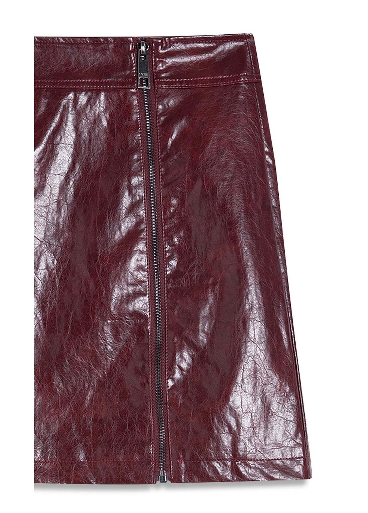 Saia Vegan leather Aged Bordeaux