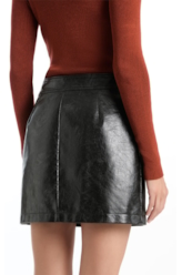 Saia Vegan leather Aged Preto