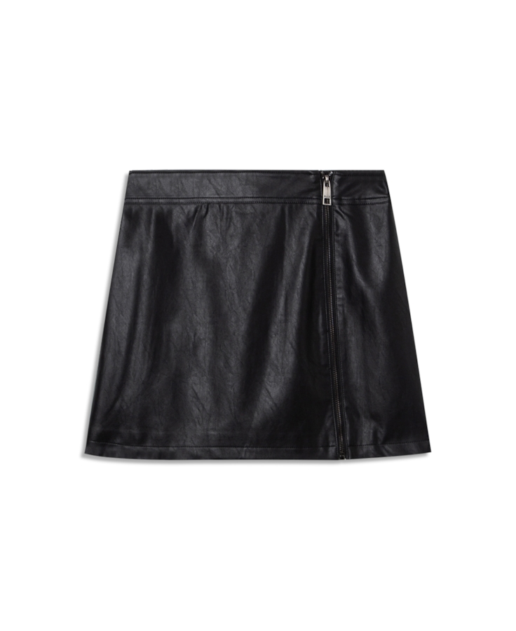 Saia Vegan Leather Mini  Preto