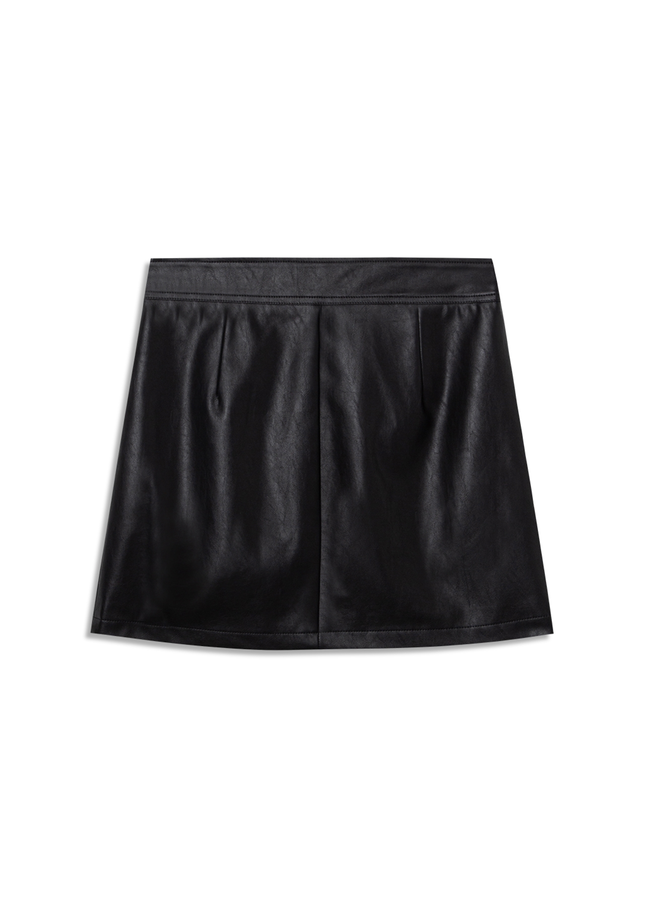 Saia Vegan Leather Mini  Preto
