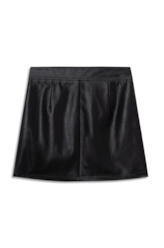 Saia Vegan Leather Mini  Preto