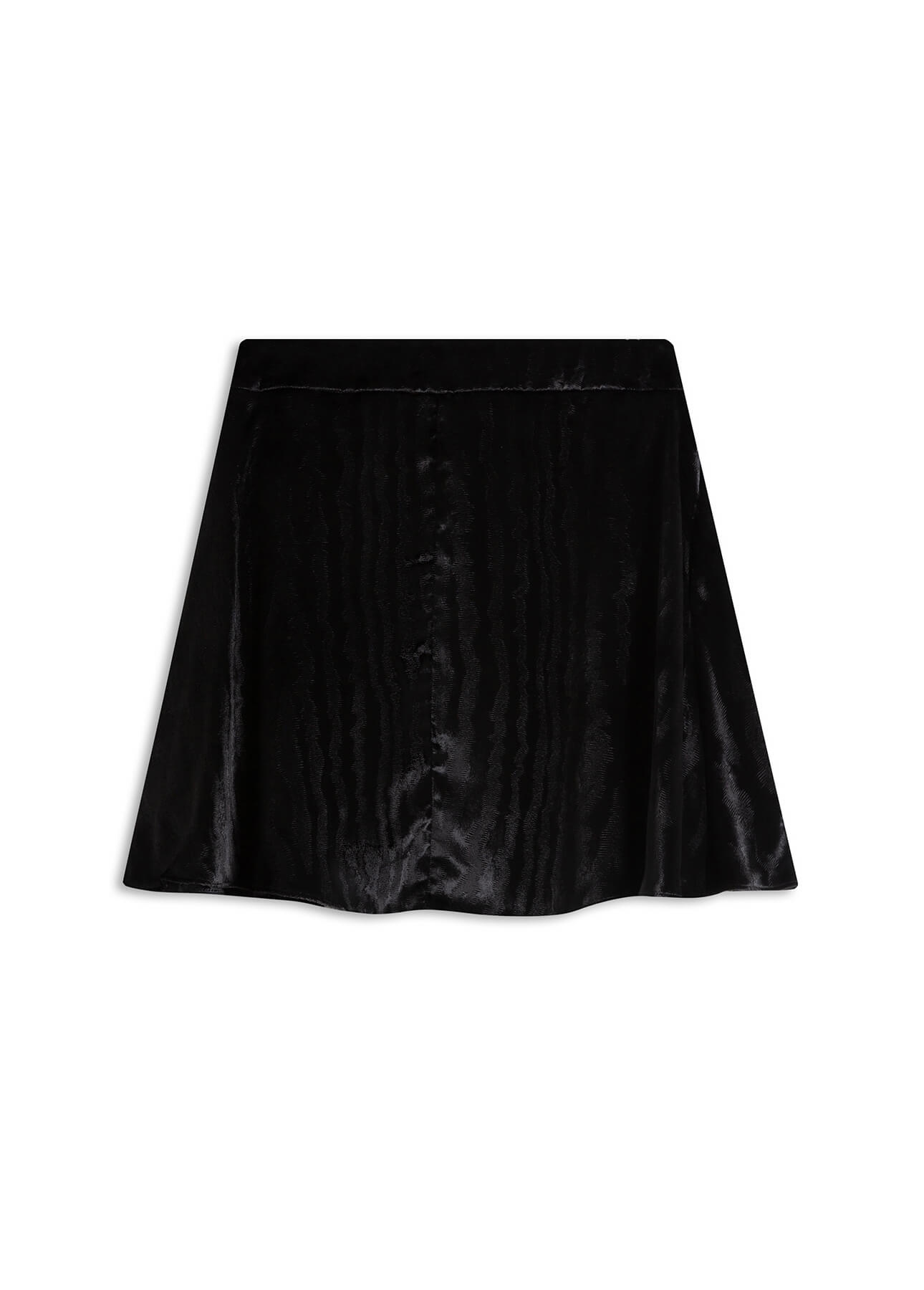 Saia Velvet Embrossed Preto