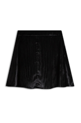 Saia Velvet Embrossed Preto