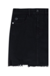 Saia Vintage Denim Color Zoe Destroyed Preto