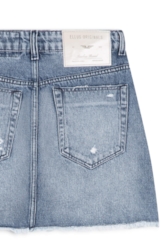 Saia Vintage Denim Emma 1854- Lav.Claro C/Puidos