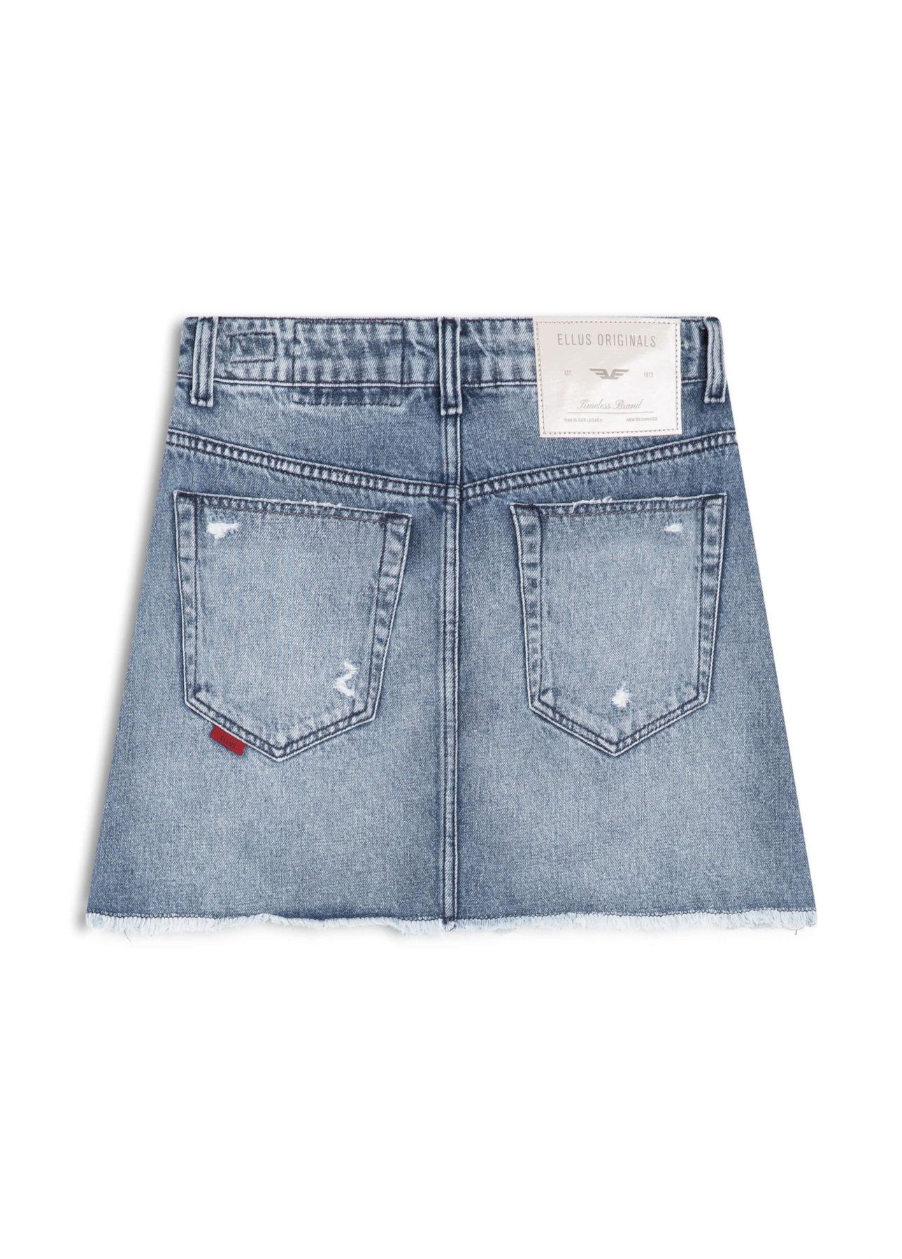 Saia Vintage Denim Emma 1854- Lav.Claro C/Puidos