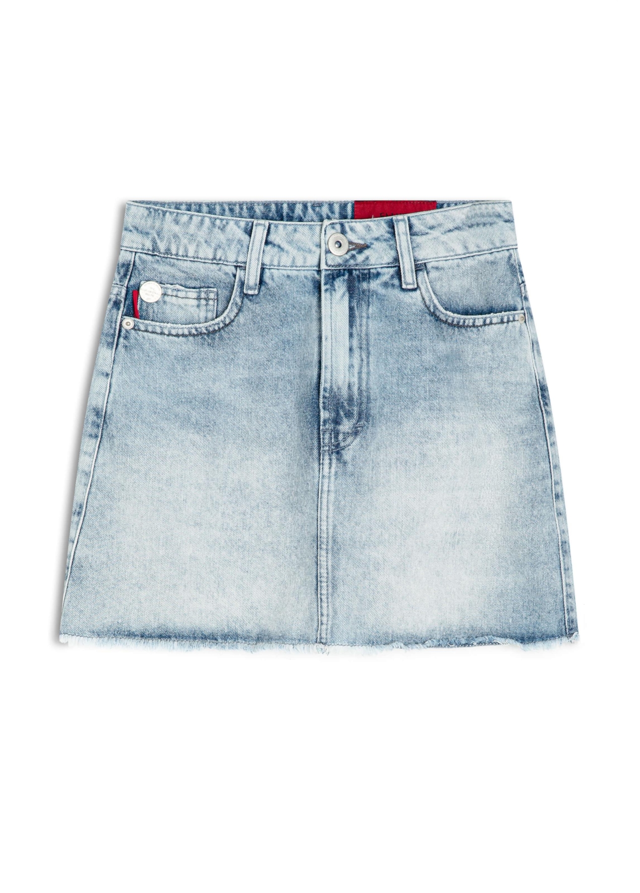 Saia Vintage Denim Emma Lav.Claro C/ Sky