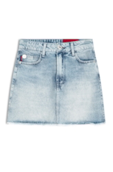 Saia Vintage Denim Emma Lav.Claro C/ Sky