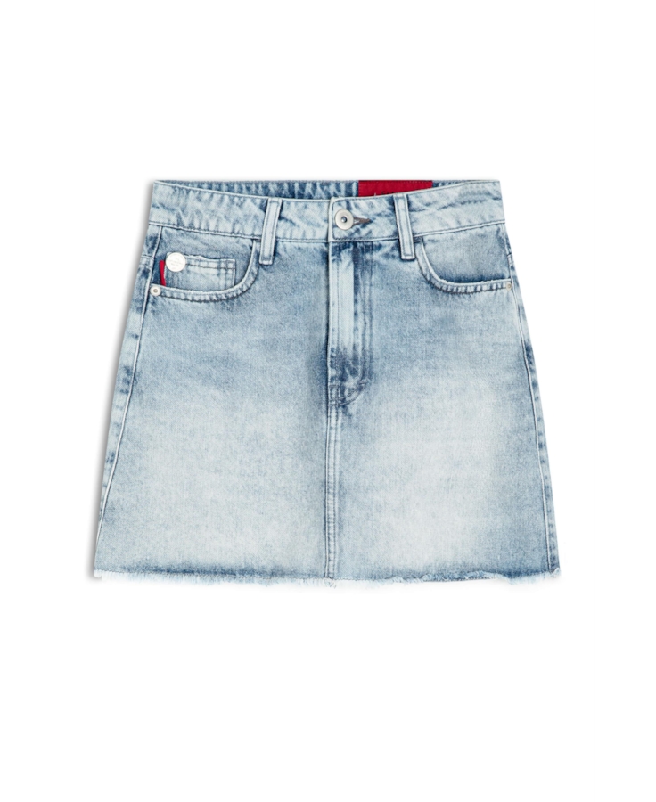 Saia Vintage Denim Emma Lav.Claro C/ Sky