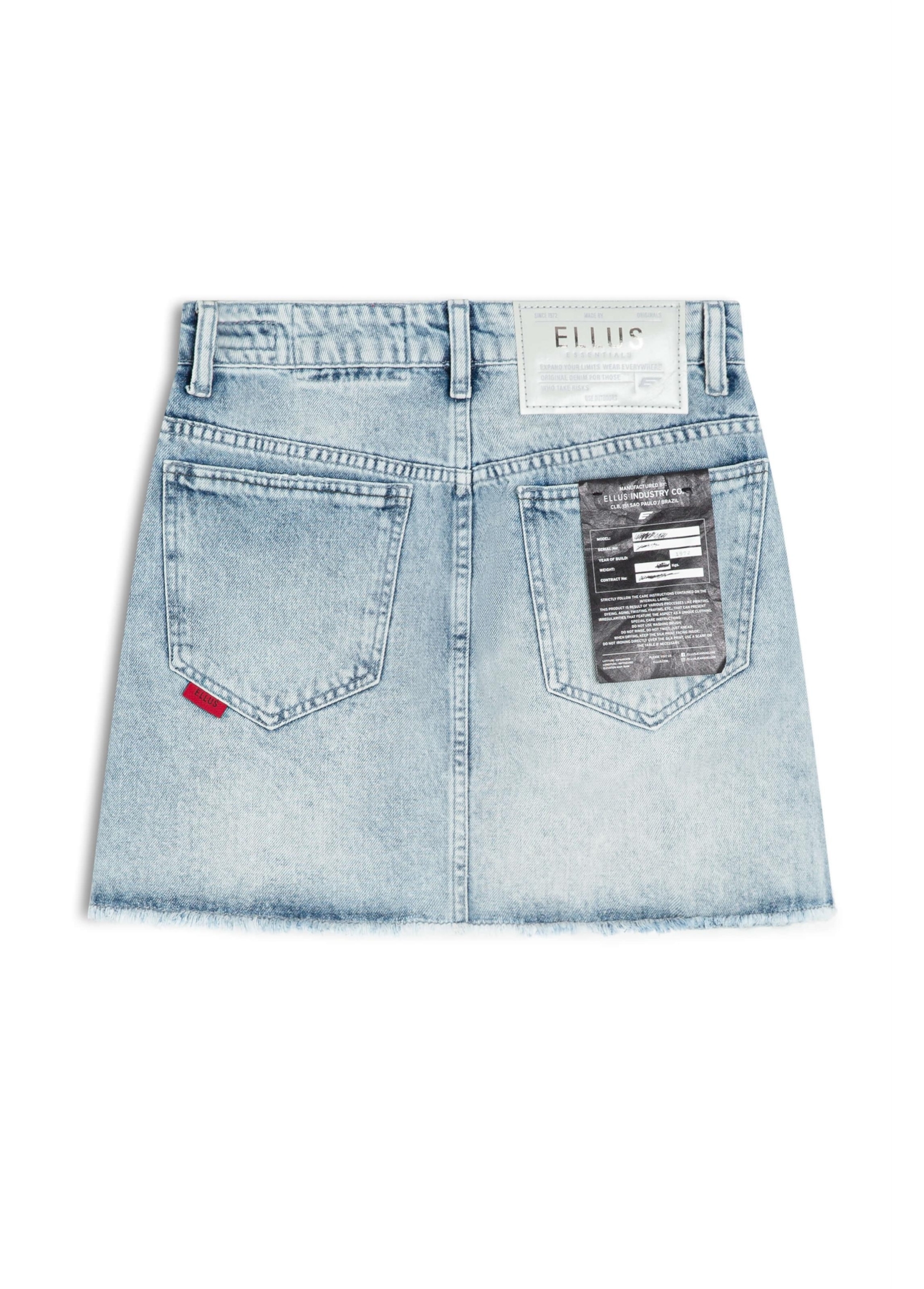 Saia Vintage Denim Emma Lav.Claro C/ Sky