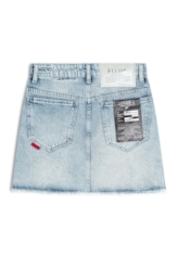 Saia Vintage Denim Emma Lav.Claro C/ Sky