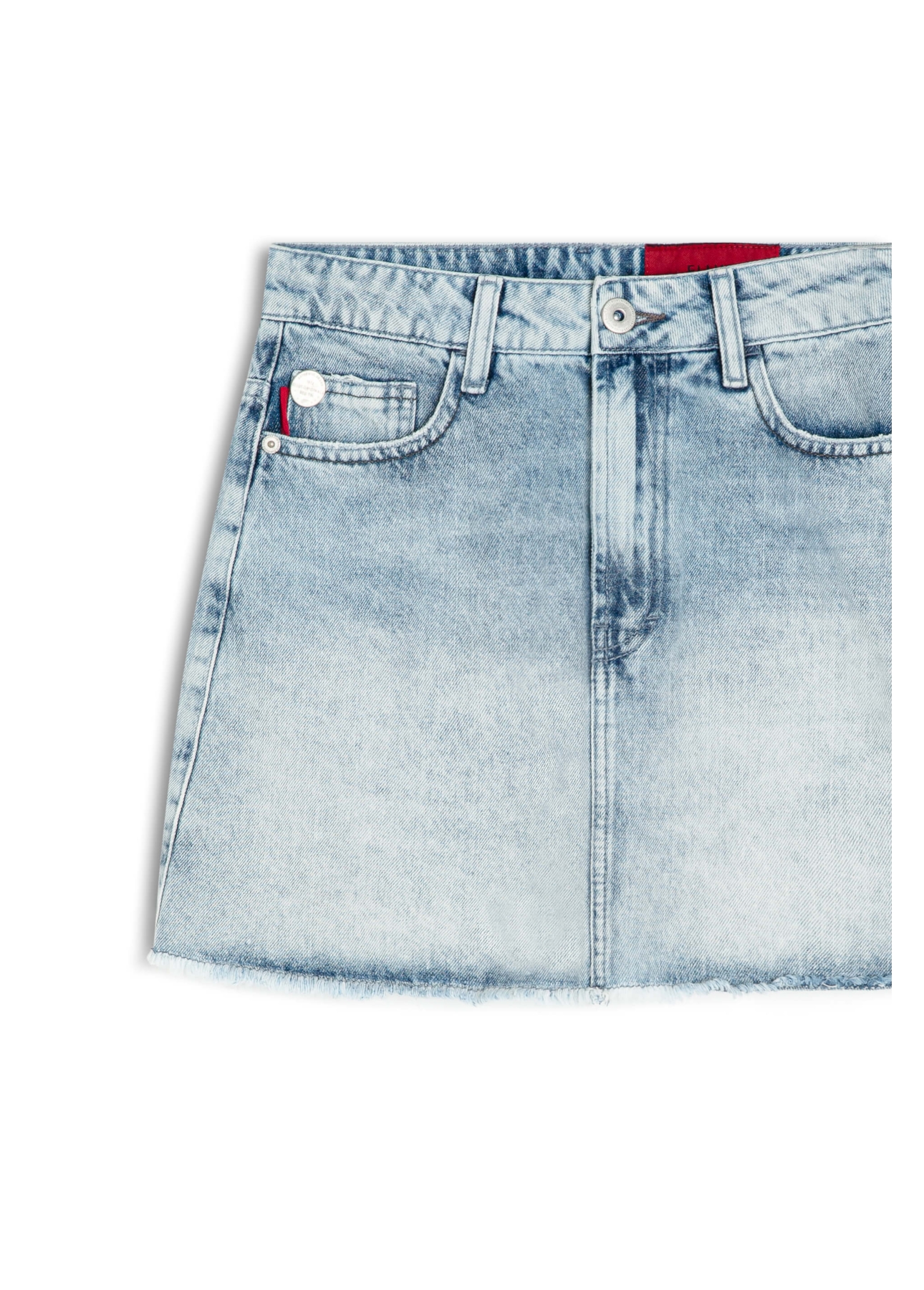 Saia Vintage Denim Emma Lav.Claro C/ Sky