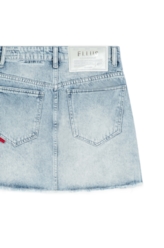 Saia Vintage Denim Emma Lav.Claro C/ Sky