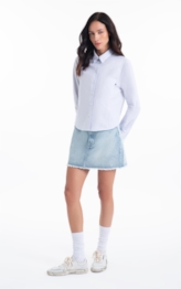 Saia Vintage Denim Emma Lav.Claro Com Foam