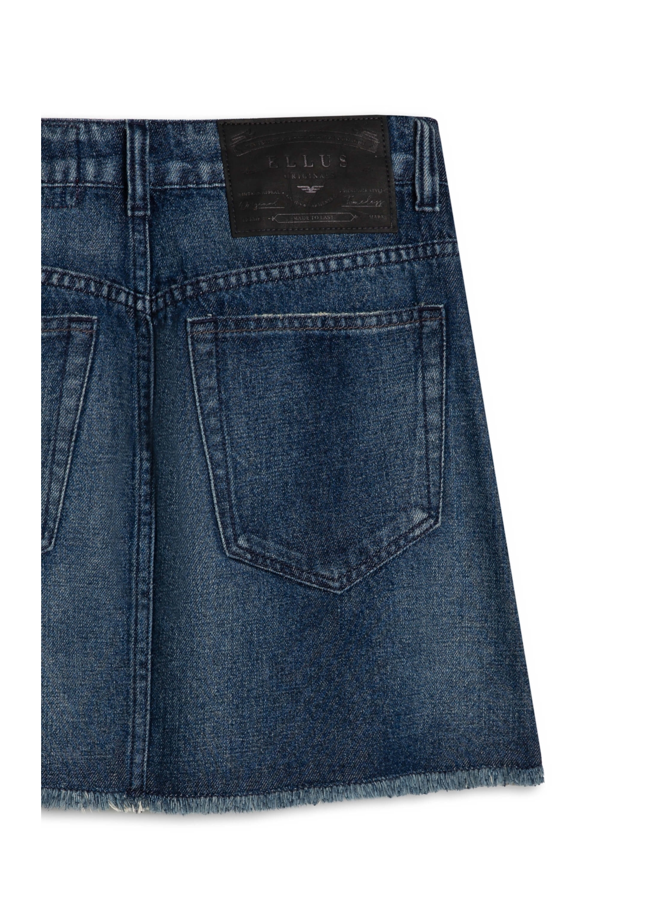 Saia Vintage Denim Emma Lav.Escuro C/ Matiz
