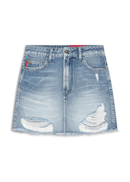 Saia Vintage Denim Emma Lav.Medio C/ Puidos