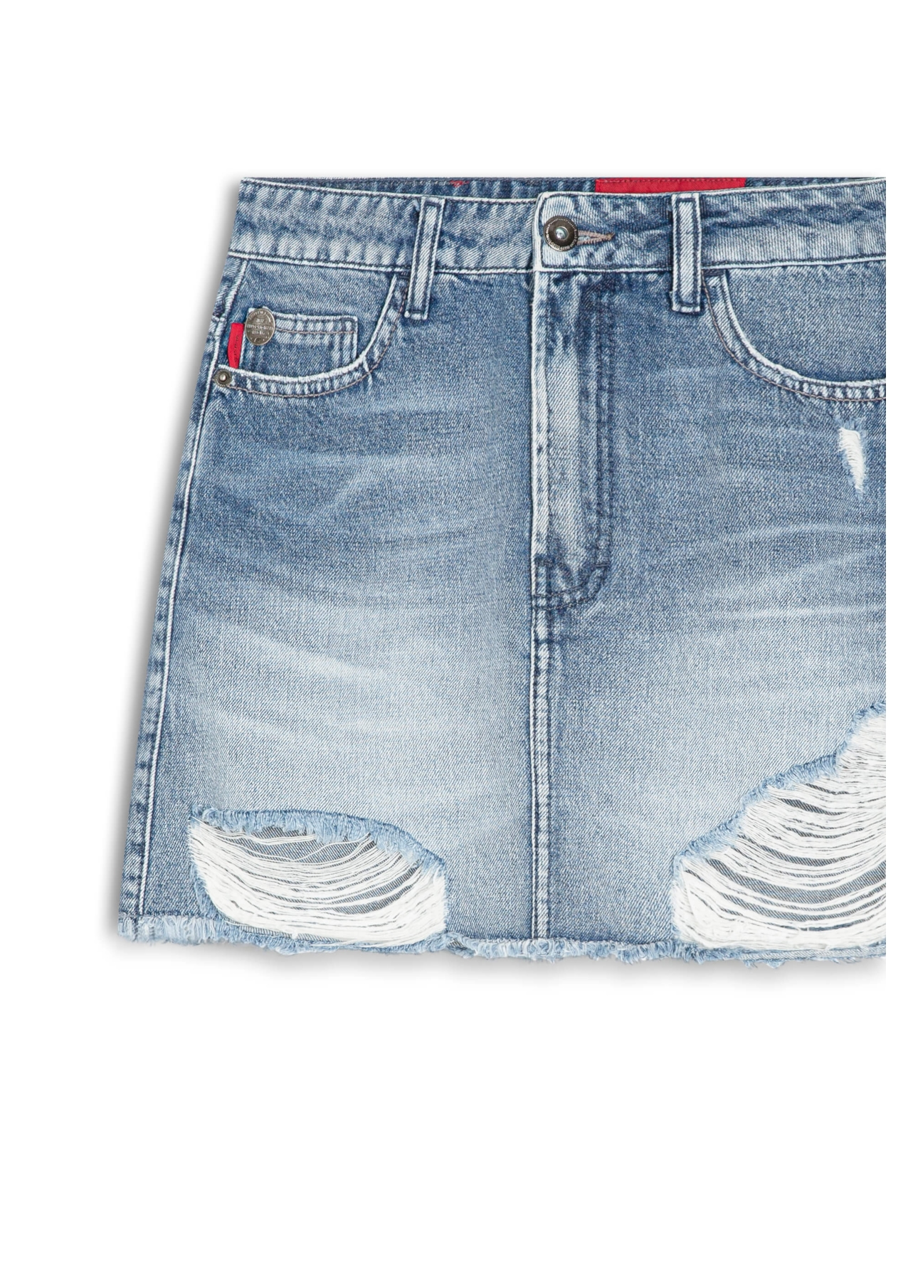 Saia Vintage Denim Emma Lav.Medio C/ Puidos