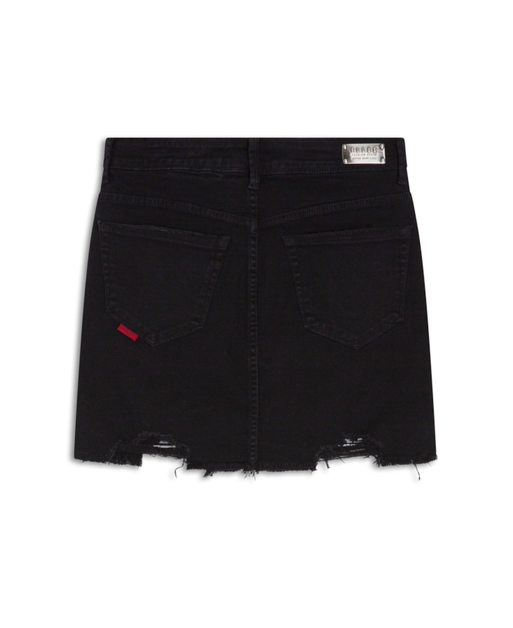Saia Vintage Denim Zoe Preto O23 / I23