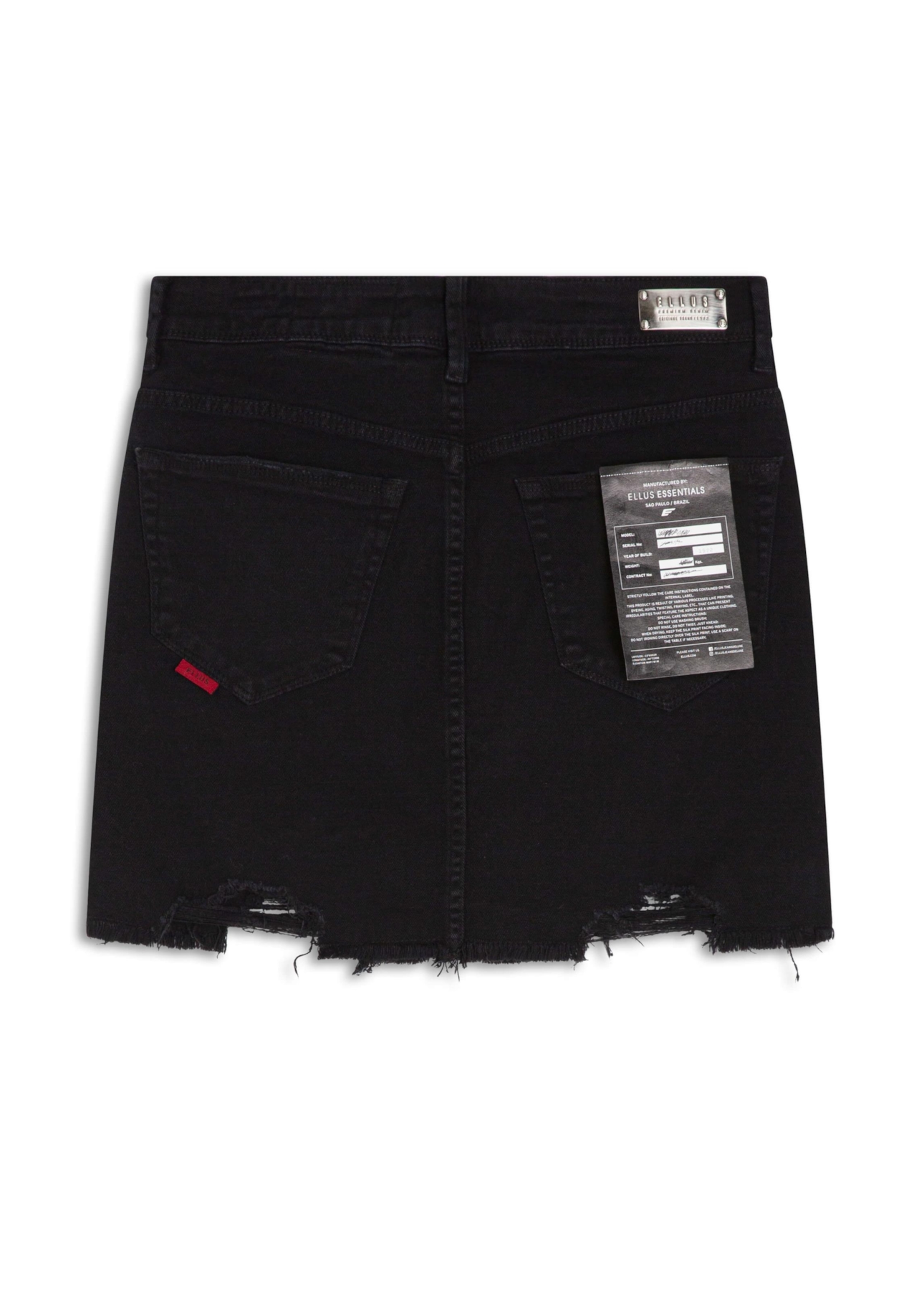 Saia Vintage Denim Zoe Preto O23 / I23
