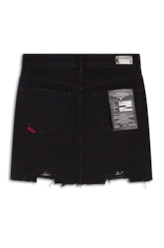 Saia Vintage Denim Zoe Preto O23 / I23