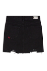 Saia Vintage Denim Zoe Preto O23 / I23