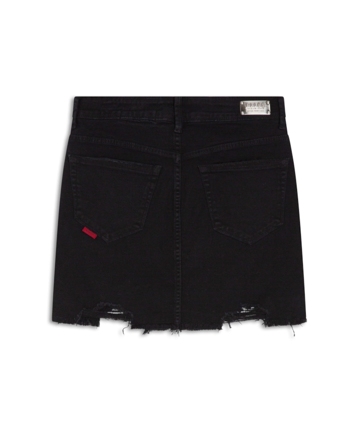 Saia Vintage Denim Zoe Preto O23 / I23