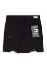 Saia Vintage Denim Zoe Preto O23 / I23