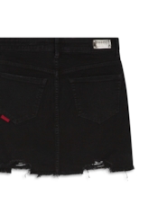 Saia Vintage Denim Zoe Preto O23 / I23