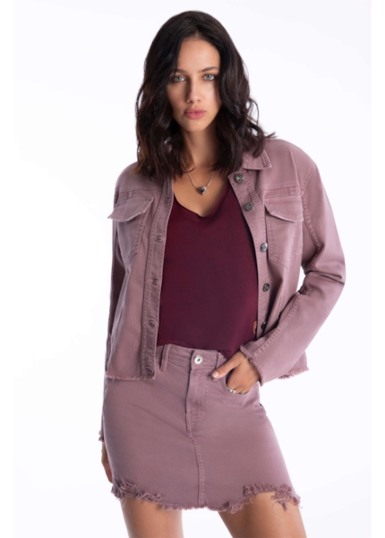 Saia Vintage Denim Zoe Purple Gray O23 / I23