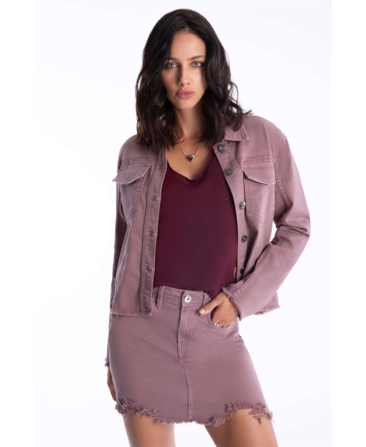 Saia Vintage Denim Zoe Purple Gray O23 / I23
