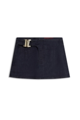 Saia Visco Indigo Elastic  Amaciado