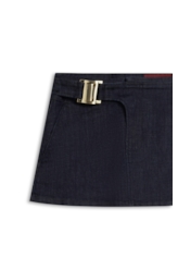 Saia Visco Indigo Elastic  Amaciado